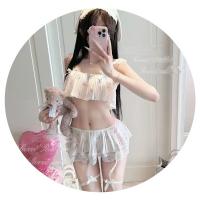 Sexy Sleepwear Set - Pure & Tempting Lace Trim Cami & Shorts, Floral Sheer Lingerie for Women thumbnail