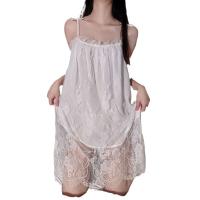 Lace Teddy Sleep Set - Sexy Plus Size Lace Chemise & Garter Belt Sleepwear for Women thumbnail
