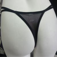 2026 Fox Embroidery Lace Mesh Bikini Panties – Sexy Cotton Antibacterial Briefs with Sheer Cutouts & Crisscross Back thumbnail
