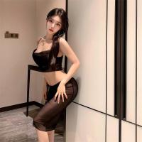 Pure & Seductive Lace Bodysuit Dress - Sheer Transparent Lingerie Set for Women, No-Remove Sleepwear Outfit thumbnail