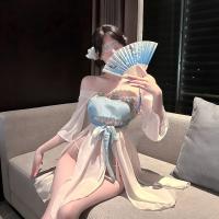 QingShe Lingerie Set - Elegant Chinese-Inspired Sexy Sweet Underwear for Women thumbnail