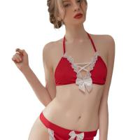 Sultry Sheer Europe and America-Style Strapless Lingerie Set – Sexy Mesh Sleepwear for Women, Trendy Cross-Border Intima thumbnail