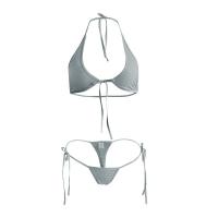 Pearl-Embellished Lace Lingerie Set - Seductive 3-Piece Massage Sleepwear Outfit, Easy-On Romantic Nightwear thumbnail