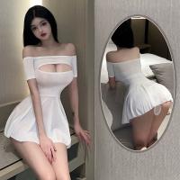 Ai Ruru Lingerie Strap Dress - Sexy Sheer Temptation Outfit for Women, Pure Desire Thin Mesh Chemise thumbnail