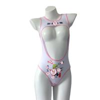 Suoqing Sexy Lingerie Bodysuit - Sheer Mesh Cut-Out Open-Back Open-Crotch High-Stretch Swimwear Style Outfit thumbnail