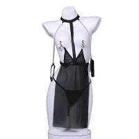 Plus Size Sexy Lingerie Set - Sheer Transparent BDSM-Inspired Erotic Outfit for Women thumbnail