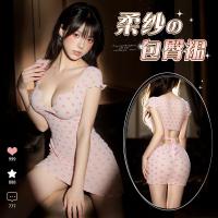 Women's Sexy Deep V Lace Sheer Bodysuit with Bow-Tie & Thong Cutout - Sensual Sleepwear Set