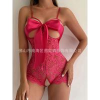 Sexy Lace Teddy Bodysuit for Women - Sheer Transparent Bodycon Intimate Lingerie Set thumbnail