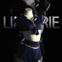 Sexy Flight Attendant Costume Set - Seductive Sailor & Secretary Uniform Sleepwear for Role Play & Intimate Nights