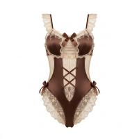 Bear-Themed Sensual Open-Crotch Bodysuit - Sexy QQNY Lingerie Sleepwear Set for Couples thumbnail