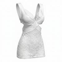 Feiniao Moon Gazer Sexy Lace Bodycon Dress - Seductive Nightclub Secretary Costume & Lingerie Set for Women thumbnail