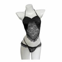 Lace Sheer Sexy Bodysuit - Ultra-Sheer Tight-Fit Lingerie Set for Women, Sensual Sleepwear & Intimate Apparel thumbnail
