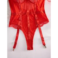 Luxury Lace Bodysuit for Women – Sheer Sexy Intimate Lingerie, European Style Erotic Underwear for Adults thumbnail
