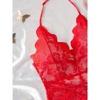 Lace Sheer Bodysuit for Women - Sexy Full-Lace Erotic Lingerie, European & US Style Intimate Wear thumbnail