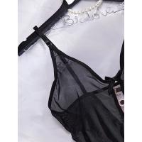 Luxury Lace Bodysuit for Women – Sheer Sexy Full-Lace Transparent Intimate Lingerie, EU & US Sourced thumbnail