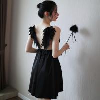 Suoqing Sensual Lingerie Set – Winged Strap Backless Sexy Sleepwear for Women