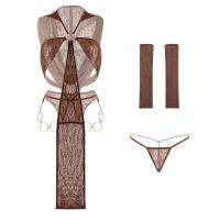 Egyptian Queen Lingerie Set - Wild Temptation Role Play Costume for Women, Sensual Split Dress & Matching Accessories thumbnail