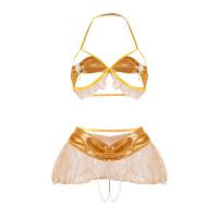 ManYan Starlight Dancer Lingerie Set - Pearl Massage Erotic Costume with Open-Crotch Design, No-Remove Style thumbnail