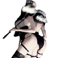 Zeyou Sexy Police Uniform Costume for Women - Overwatch-Inspired Role Play Outfit with Seductive Officer Design thumbnail