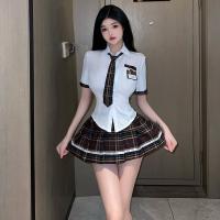 Airusu Sexy Student Uniform Lingerie Set – JK Style Short Skirt Outfit for Women, Factory Direct thumbnail