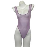 Sensual Sheer Lace Bodysuit Swimwear - Open-Crotch One-Piece Mesh Tankini Set for Adults thumbnail