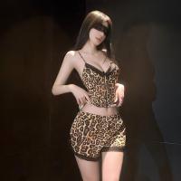 Leopard Print Lingerie Set for Women – Luxury Lace Matching Sleepwear & Sensual Nightwear thumbnail