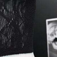 Twill Lace Seductive Bare-Butt Lingerie Top - Sexy Pure-Delight Gothic Punk Crop Vest thumbnail