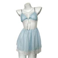Sensual Sheer Lace Slip Dress - No-Remove Tempting Sleepwear Set for Women, Pure & Alluring Nightwear thumbnail