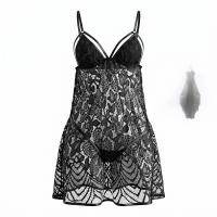 NightSigh Lace Cami Dress Set - Sexy Sheer Bodycon Lingerie Outfit for Women, Elegant & Flirty thumbnail