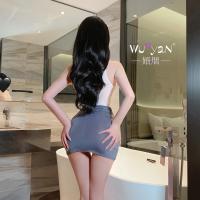 Seductive Secretary-Style Lingerie Set - Tempting Sleepwear for Intimate Moments, No-Remove Design thumbnail