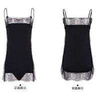 Sexy Lace Mesh Chemise Sleep Dress with Thong – Flirty Romantic Lingerie Set for Women thumbnail