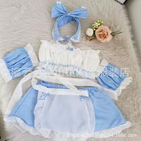Cute Maid Lingerie Set for Small Busts - Pure & Tempting Lolita Style Servant Costume Outfit thumbnail