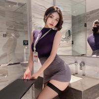 Qingqing Lingerie Pure Temptation No-Remove Set - Sexy Bodycon Mini Skirt & Matching Sleep Dress for Women thumbnail