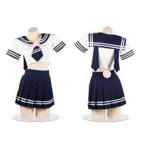Japanese-Korean School Uniform Set - Cute Sailor Collar Bunny JK Outfit, Pure & Alluring Student Style thumbnail