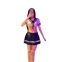 QQNY Sexy Lingerie Set - Pure Temptation Soft Girl JK Uniform Short Skirt Outfit, No-Remove Design thumbnail