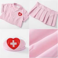 Pure & Playful Lingerie Set - Nurse-Themed Sexy Sleepwear for Small Bust, abstinence-Inspired Seductive Outfit thumbnail