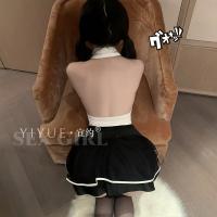 Yiyue Original Lingerie Set – Pure & Seductive Secretarial Cosplay Nightwear for Date Nights & Parties thumbnail