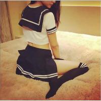 Sexy Sailor School Uniform Set - Cute Kawaii Maid Costume Lingerie Outfit for Cosplay & Role Play thumbnail