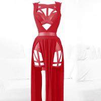 European-Style Sexy Lace Bodysuit with Built-in Pads & Sheer Mesh Skirt - Elegant Erotic Lingerie Set thumbnail