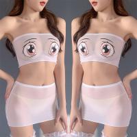 Cosplay Bodysuit Sexy Lingerie Outfit - Cartoon Tight-Fit Stretch One-Piece Deadpool Swimwear Style
