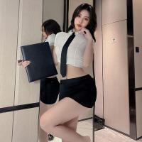 MeiNaiEr Sexy Secretary Outfit - OL Bodycon Skirt Set for Role Play & Teacher Costume thumbnail