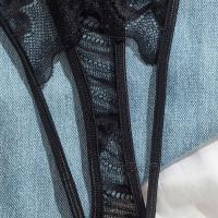 Luxury Pure-Seduction Lingerie Set - Sheer Lace Open-Cup & Crotchless Couples Intimate Wear for Adults thumbnail