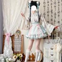 Sweet Lolita Maid Dress Set - Botanical Herbal Apothecary Cosplay Outfit for Women thumbnail