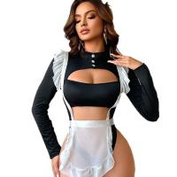 Plus Size Sexy Maid Costume for Women - Cute & Flirty Lingerie-Inspired Role Play Outfit thumbnail