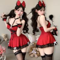 RainLianXin Sexy Maid Lingerie Set - Seductive Sleepwear & Roleplay Costume for Women