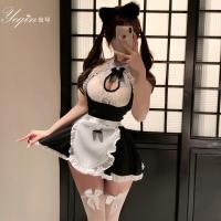 Luxury Women's Sexy Lingerie Set - Provocative Maid Costume Role Play Sleepwear, Plus Size & Easy-On Design thumbnail