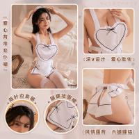 Yeyu Japanese-Style Maid Costume Set - Sexy Heart-Themed Cosplay Lingerie Outfit for Role Play thumbnail