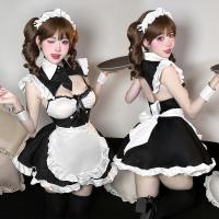 Seductive Maid Costume for Women - Sexy Cosplay Uniform with Removable Design, Pure Temptation Lingerie Outfit thumbnail