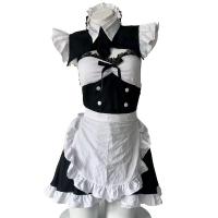 Seductive Maid Costume for Women - Sexy Cosplay Uniform with Removable Design, Pure Temptation Lingerie Outfit thumbnail