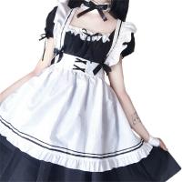 Custom Maid Costume Cosplay Dress - Cute Japanese Lolita Servant Outfit for Women thumbnail
